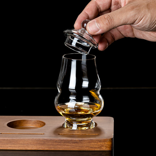 伯纳特水晶玻璃双腹杯210ml闻香烈酒杯威士忌酒杯whisky品鉴套装