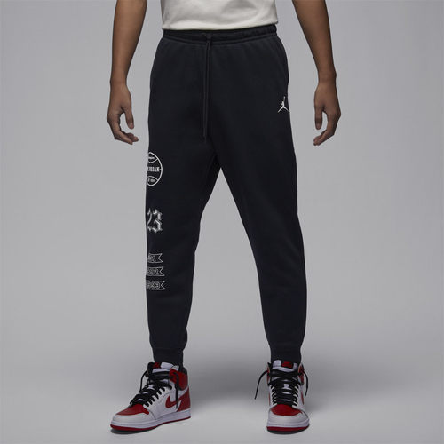 Nike耐克男裤2024春季新款JORDAN印花保暖运动休闲小脚长裤FN4620