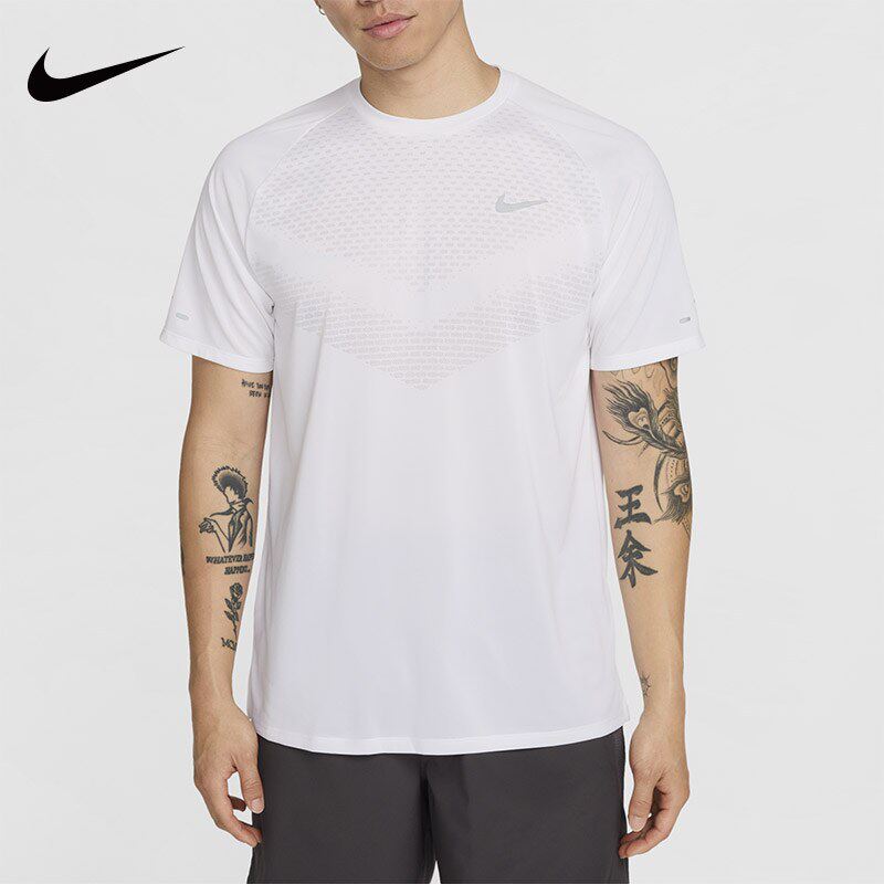 NIKE耐克男子DFADV STRIDE SS TOP运动健身圆领短袖T恤HV5204-100