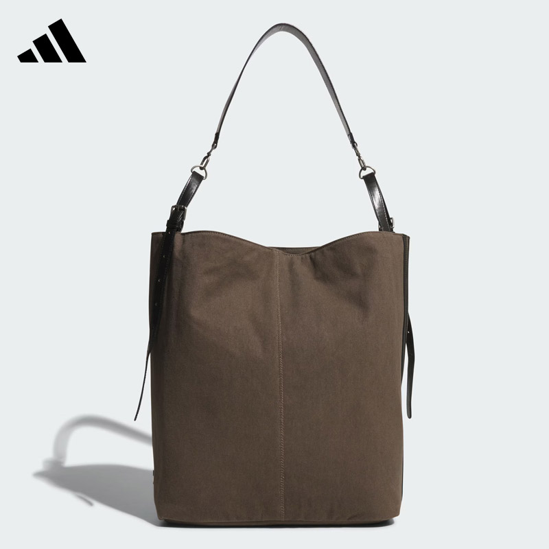 Adidas/阿迪达斯三叶草男女单肩包运动休闲斜挎包复古拎包KT0862