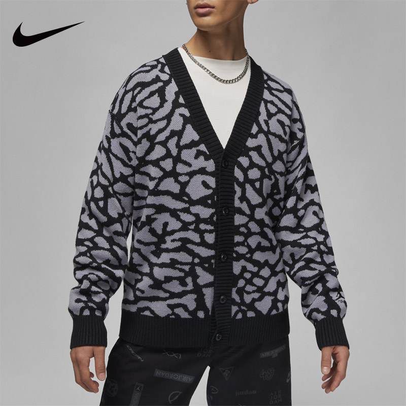 开衫运动毛衣Nike耐克
