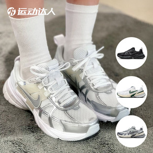 Nike耐克女鞋V2K Runtekk白银复古老爹鞋厚底男鞋跑步鞋潮FD0736