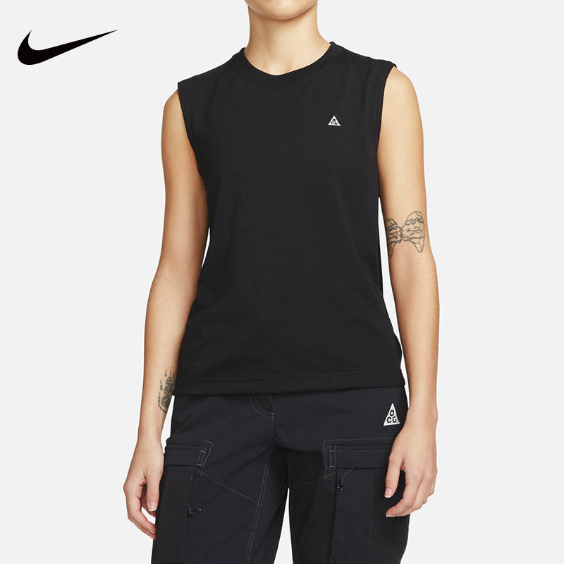 Nike耐克上衣女2022夏季新款无袖