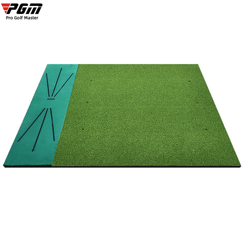 PGM高尔夫打击垫显示轨迹天鹅绒高密度曲丝室内户外挥杆练习垫子