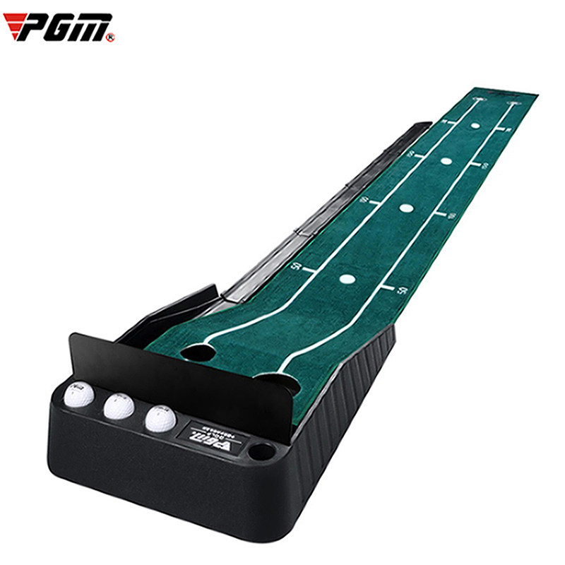 PGM高尔夫推杆练习器办公室健身球道室内家用练习毯带码数训练毯