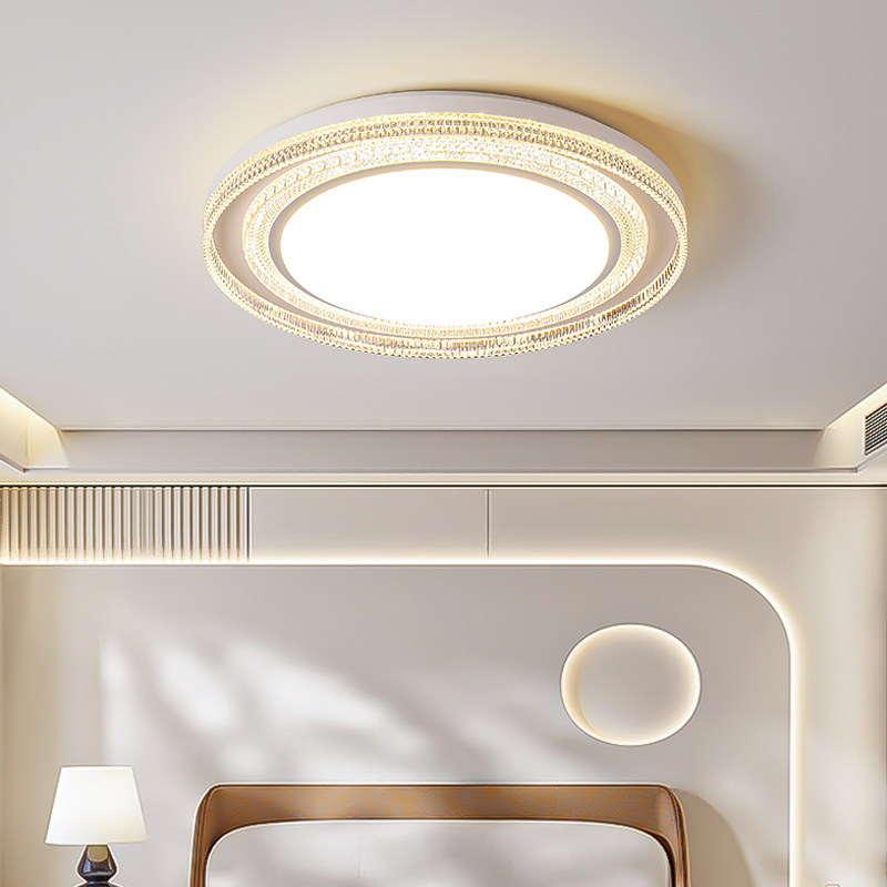 客厅灯led吸顶灯简约大气新款高亮水晶双层卧室阳台餐厅过道灯饰,家装灯饰光源,客厅吸顶灯,淘宝优惠券,粉丝福利购,淘宝优惠卷