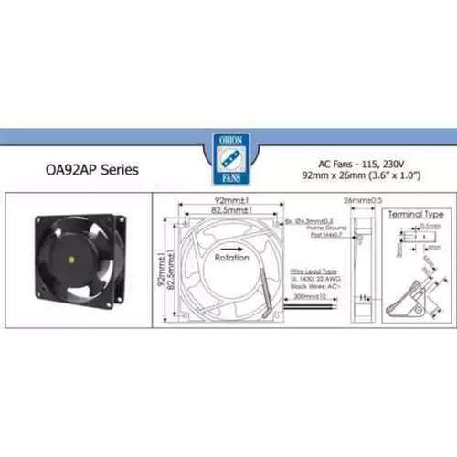 议价】OA92AP22230V1TB交流【-散扇猎户座-
