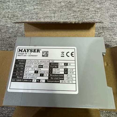 议价-SG-EFS104ZK2/1MAYSER安全继电器S-可维修