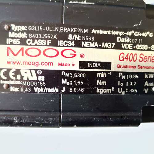 议价G403-552A MOOG穆格电机G403-552A