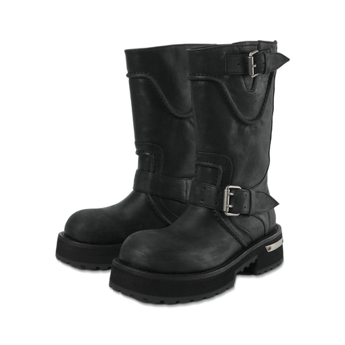 ALIASMAE厚底粗跟大头扣环