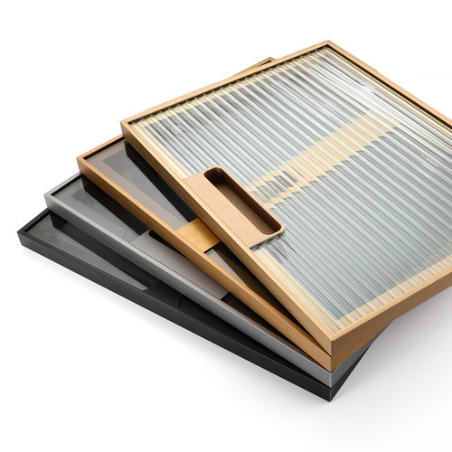 玻璃柜门铝合金边框简轻奢定制