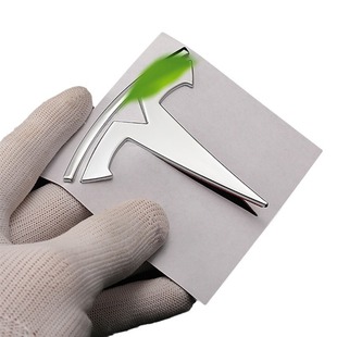 适用于特斯拉model3机盖标models x y金属车标替换式后尾标前后标