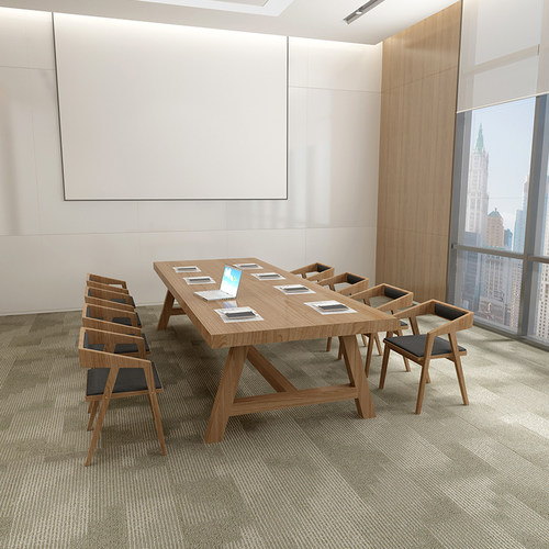 实木现代会议桌厂家直销可定制