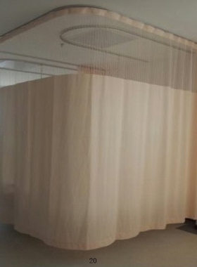 加厚医用隔帘 美容院隔断帘 床位隔断帘美容床专用隔帘窗帘挂帘