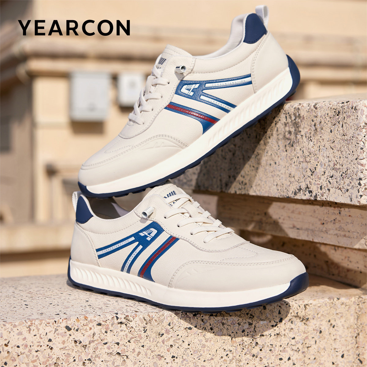 意尔康男鞋2026新款运动鞋男士软底轻便舒适休闲鞋男款阿甘德训鞋