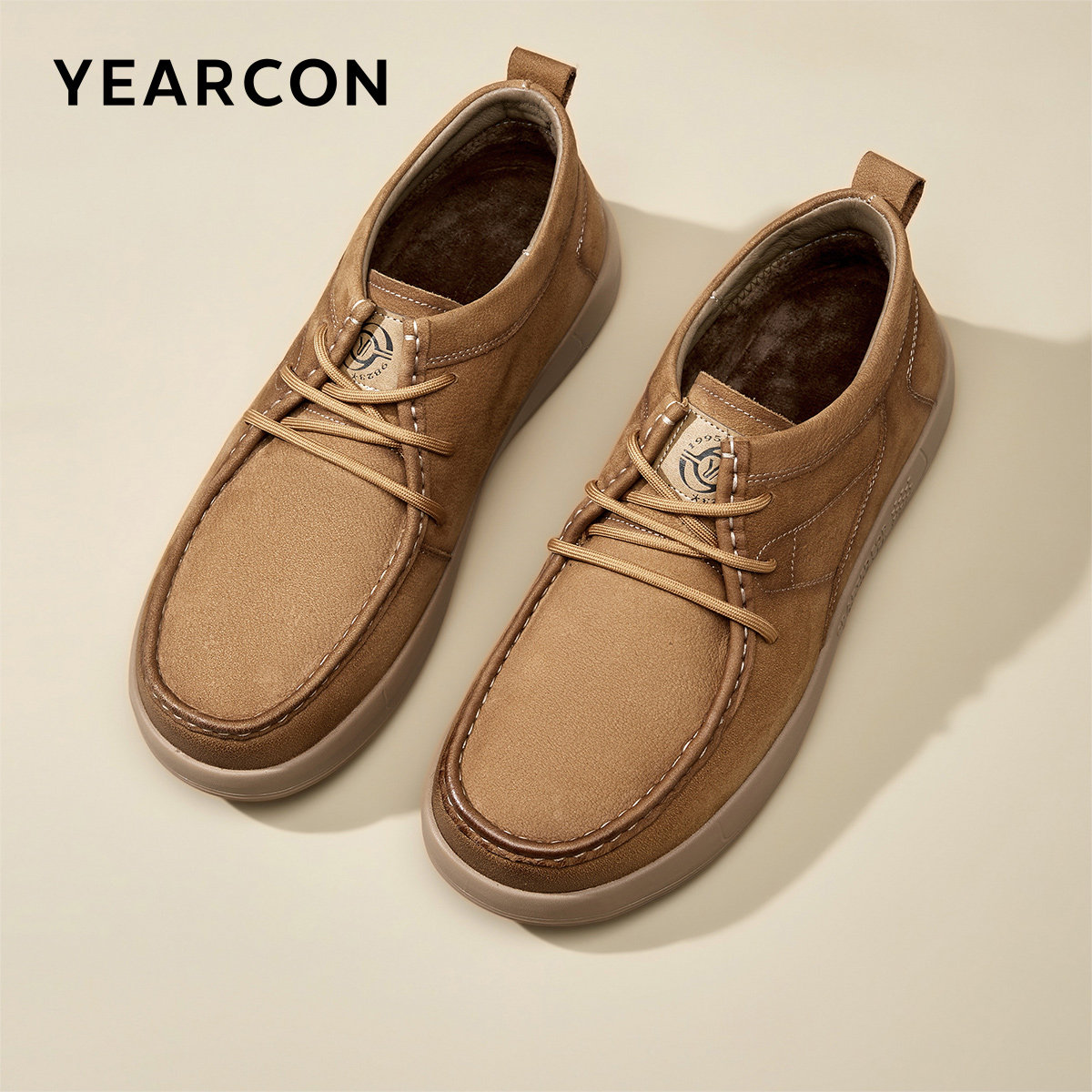 意尔康男鞋冬季加绒保暖高帮板鞋真皮户外休闲皮鞋二棉鞋工装鞋,流行男鞋,休闲皮鞋,淘宝优惠券,粉丝福利购,淘宝优惠卷