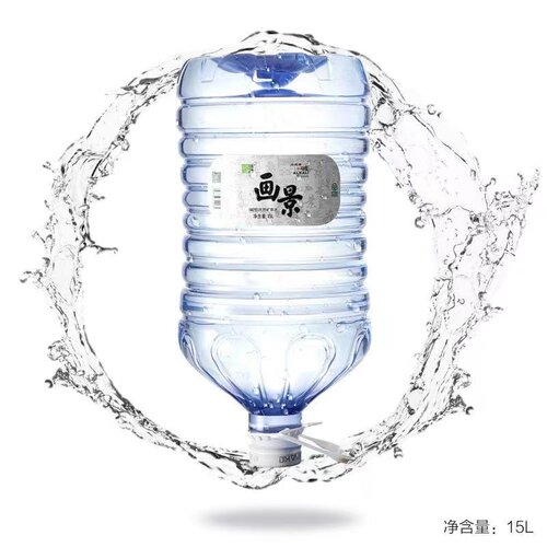 画景弱碱性天然矿泉水PH值8.3桶装碱性饮用水整箱家庭桶装