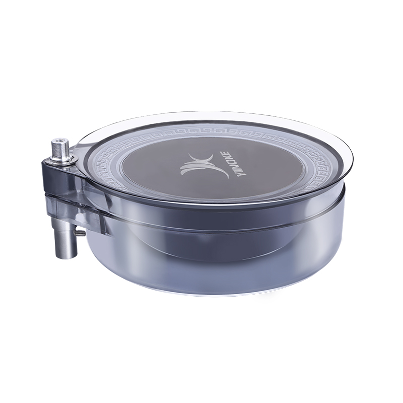 全磁拉饵盘通用饵料盆强磁散炮盆钓鱼通用开饵盆饵料拉丝盘钓箱用