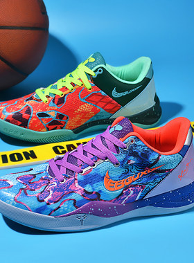 新款科比8代鸳鸯篮球鞋Kobe8碳板战靴学生耐磨防滑透气实战运动鞋