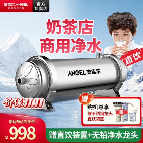 安吉尔不锈钢大流量净水器