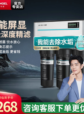 安吉尔净水器J1205-ROB8C家用直饮净水机有桶壁挂厨下反渗透除垢