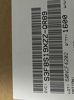 S3F8S19XZZ-QR89 QFP-48 微控制器芯片全新原装 IXYS正品代理全新