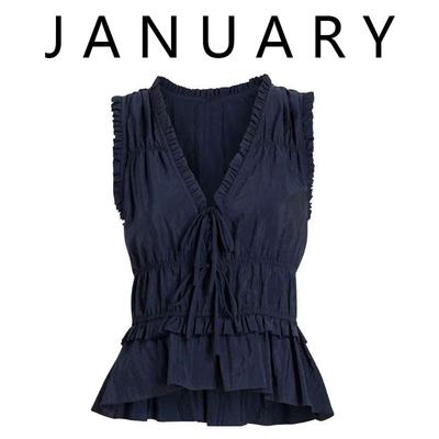 收腰显瘦褶皱设计V领衬衫女上衣