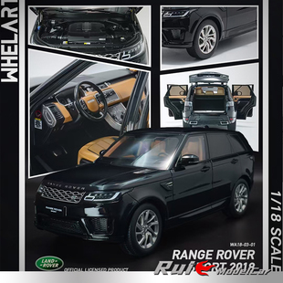 1:18 WHELART轮艺路虎Range Rover Sport汽车模型收藏摆件