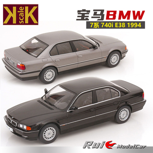 Scale宝马BMW 7系 740i 预1 1994款 E38 合金汽车模型摆件