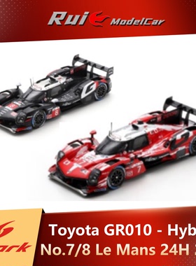现货1:43 SPARK 丰田GR010混合动力车#7 #8 2025勒芒24h耐力车模