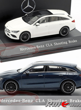 特价1:43 奔驰原厂Mercedes-Benz CLA 猎装车X118 2019汽车模型