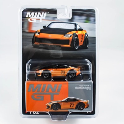 预1:64 迷你GT日产Nissan Z跑车LB NATION WORKS汽车模型摆件