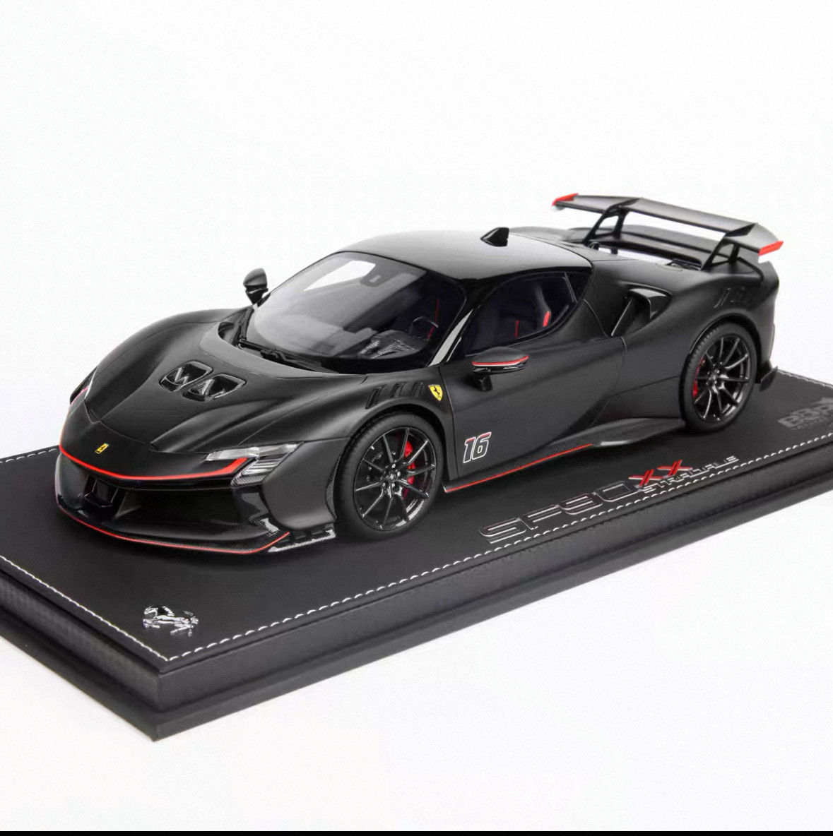 1:18 BBR法拉利SF90 XX Stradale Rosso Corsa 322限量汽车模型图片