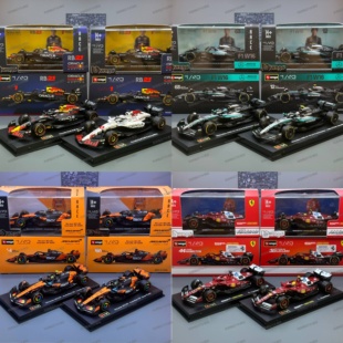 预1:43 比美高红牛RB21奔驰W16迈凯伦法拉利维斯塔潘合金车模