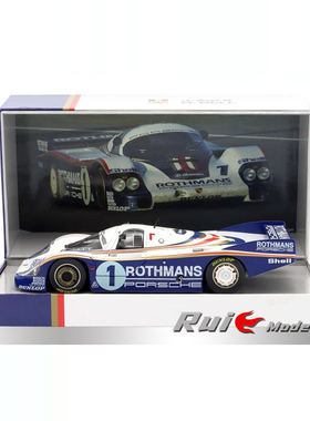 预1:18 WERK83保时捷956 LH #1 Sieger 24h LeMans 1982 汽车模型