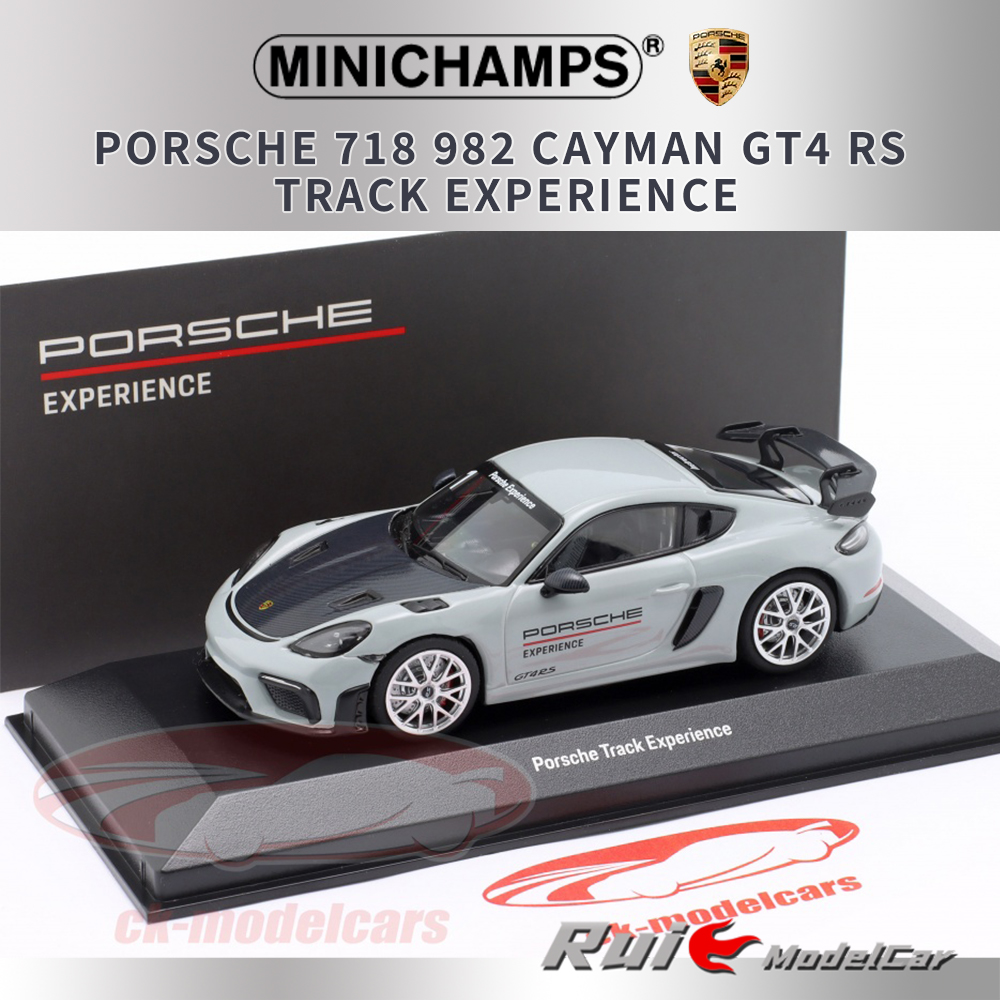 预1:43德国保时捷原厂Cayman 718 982 GT4 RS Track Experience车