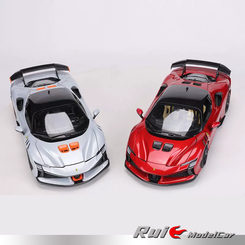 现货1:18 比美高Bburago法拉利Ferrari SF90xx 汽车模型收藏摆件