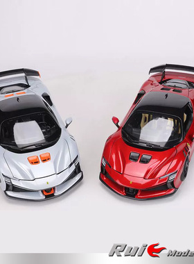 现货1:18 比美高Bburago法拉利Ferrari SF90xx 汽车模型收藏摆件