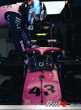 预1:5 Spark杰克杜汉科拉平托Alpine车队F1 2025赛季涂装头盔模型