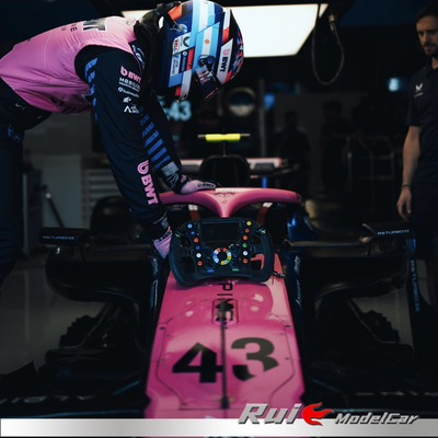 预1:5 Spark杰克杜汉科拉平托Alpine车队F1 2025赛季涂装头盔模型