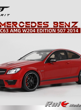 预1:18 GT-Spirit奔驰C63 AMG W204 EDITION 507 2014汽车模型