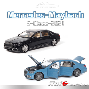 现货1:18似真AR 梅赛德斯奔驰迈巴赫S-Class 2021仿真车模