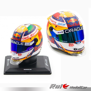 舒伯特 佩雷兹2024赛季 头盔F1模型收藏品 预1 常规涂装
