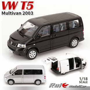 预1:18 诺威尔Norev大众VW T5 Multivan2003合金全开汽车模型