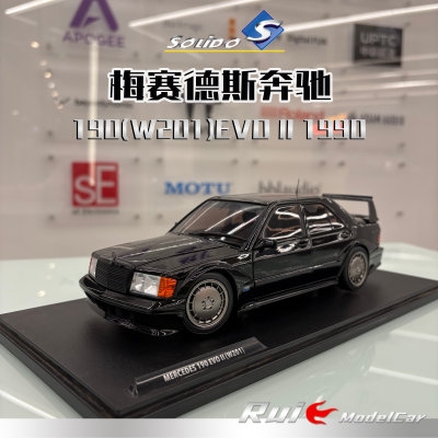 现货1:18 Solido索利德梅赛德斯奔驰 190(W201)EVO II 1990车模