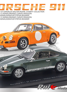 预1:43德国保时捷原厂Porsche 911 ST树脂汽车模型收藏摆件