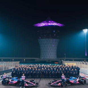 A525 Spark 克拉平托Alpine 阿布扎比特涂双车车模 加斯利 预1