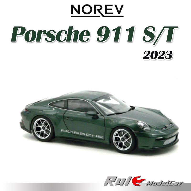 预1:18 诺威尔Norev保时捷Porsche 911 S/T 2023 合金汽车模型