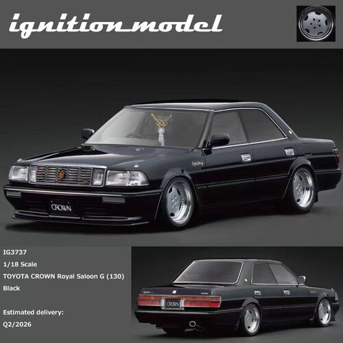 现1:18 IG 丰田TOYOTA CROWN Royal Saloon G (130) 车模收藏