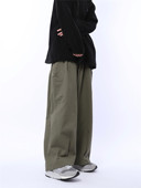 男女长裤 妈个鸡妈 裤 阔腿百搭直筒宽松休闲裤 ins日系嘻哈大码 工装